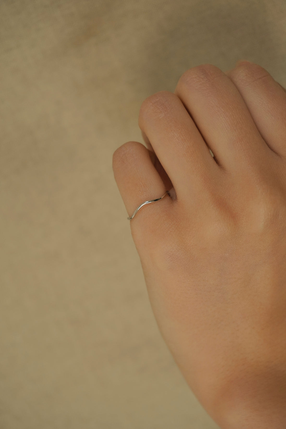 Mellow Wave Ring / Pinky ring