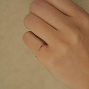 Mellow Wave Ring / Pinky ring