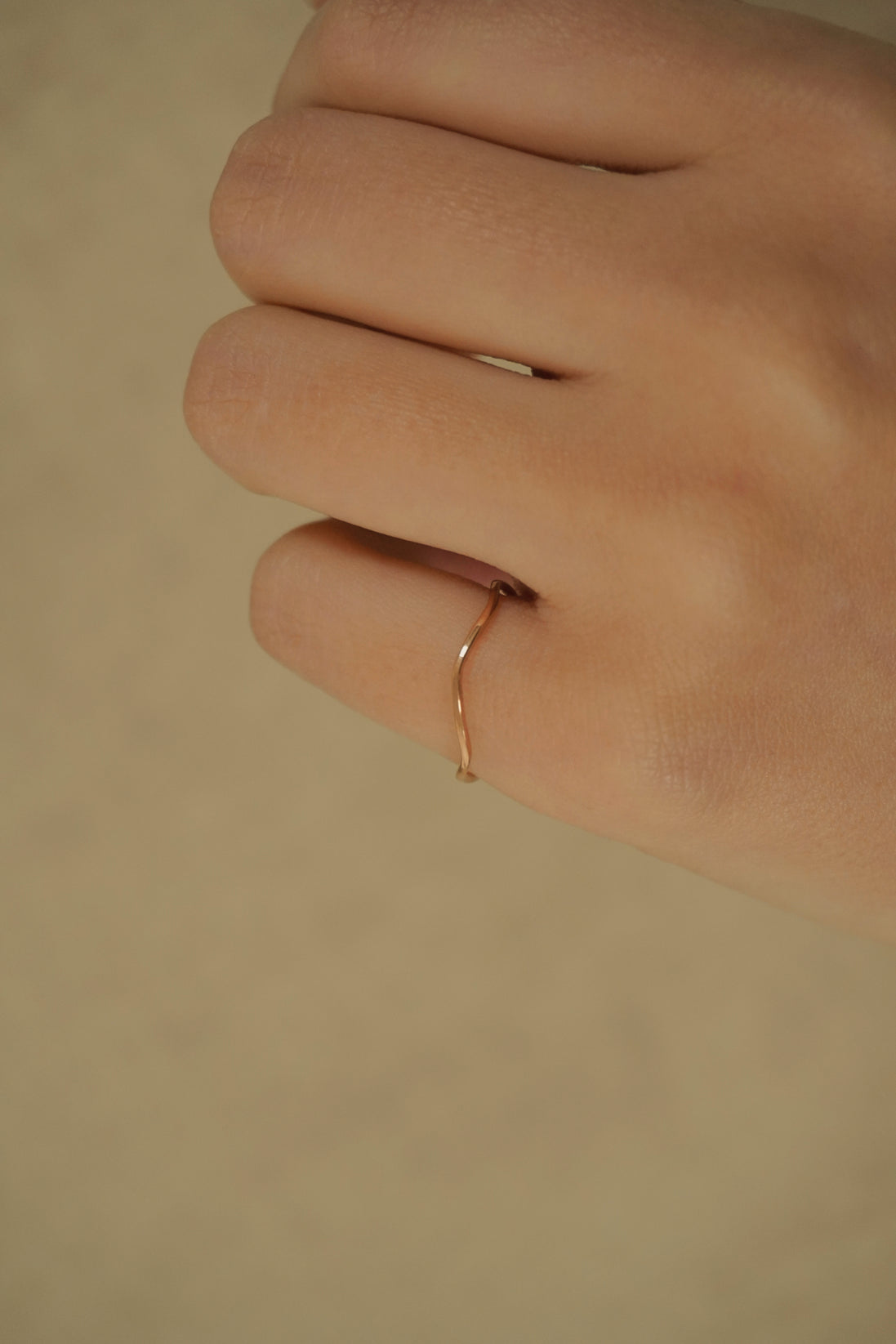 Mellow Wave Ring / Pinky ring
