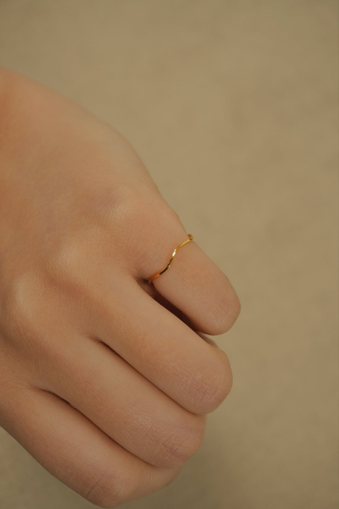Mellow Wave Ring / Pinky ring
