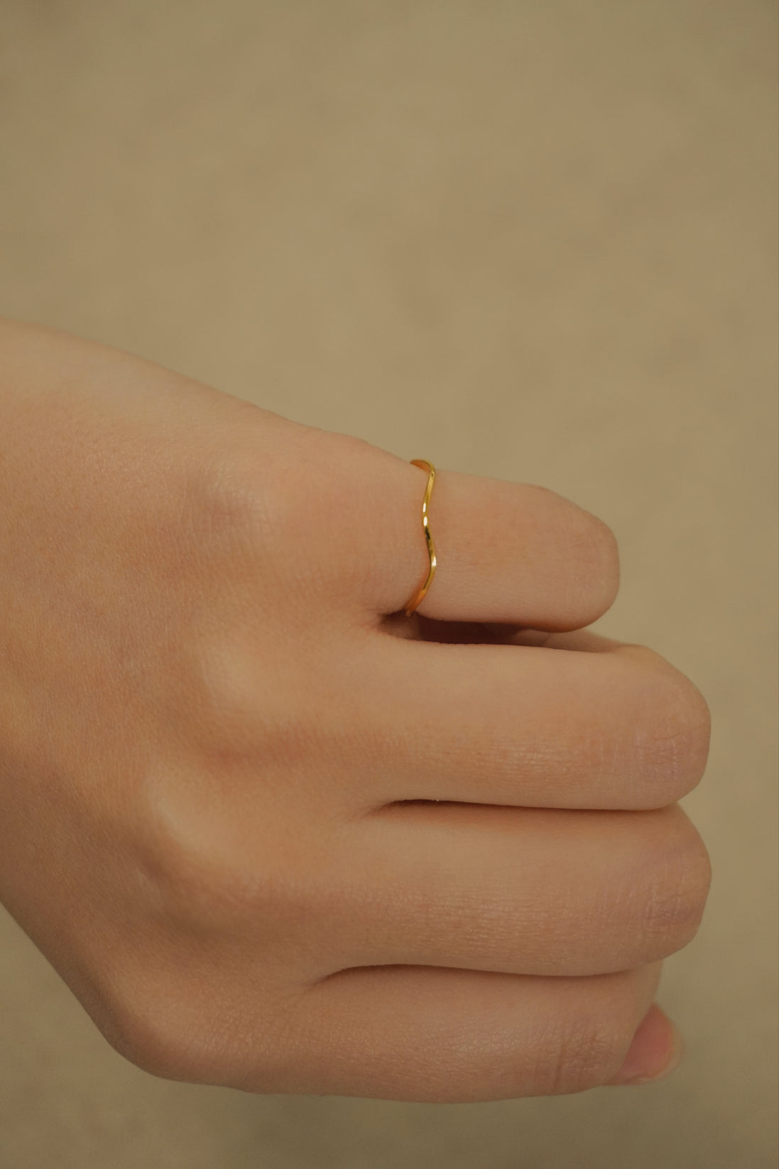 Mellow Wave Ring / Pinky ring
