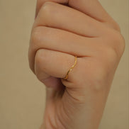 Mellow Wave Ring / Pinky ring