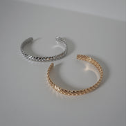 Braided Charm Bangle