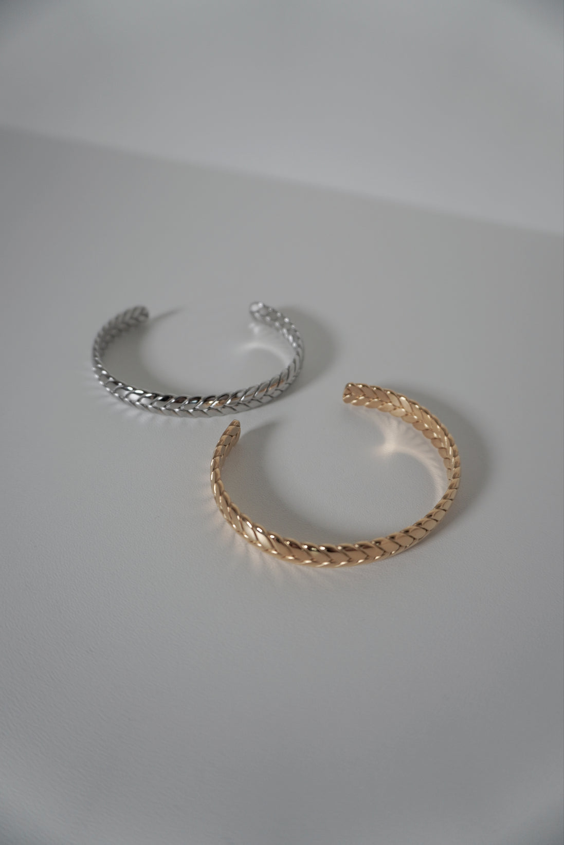 Braided Charm Bangle