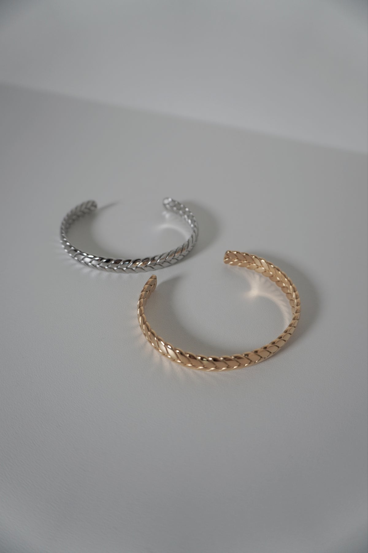 Braided Charm Bangle