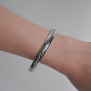 Braided Charm Bangle