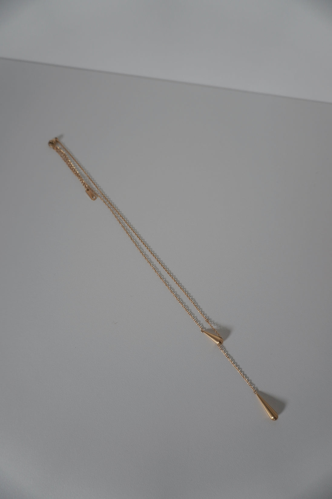 Luxe Drop Line Necklace