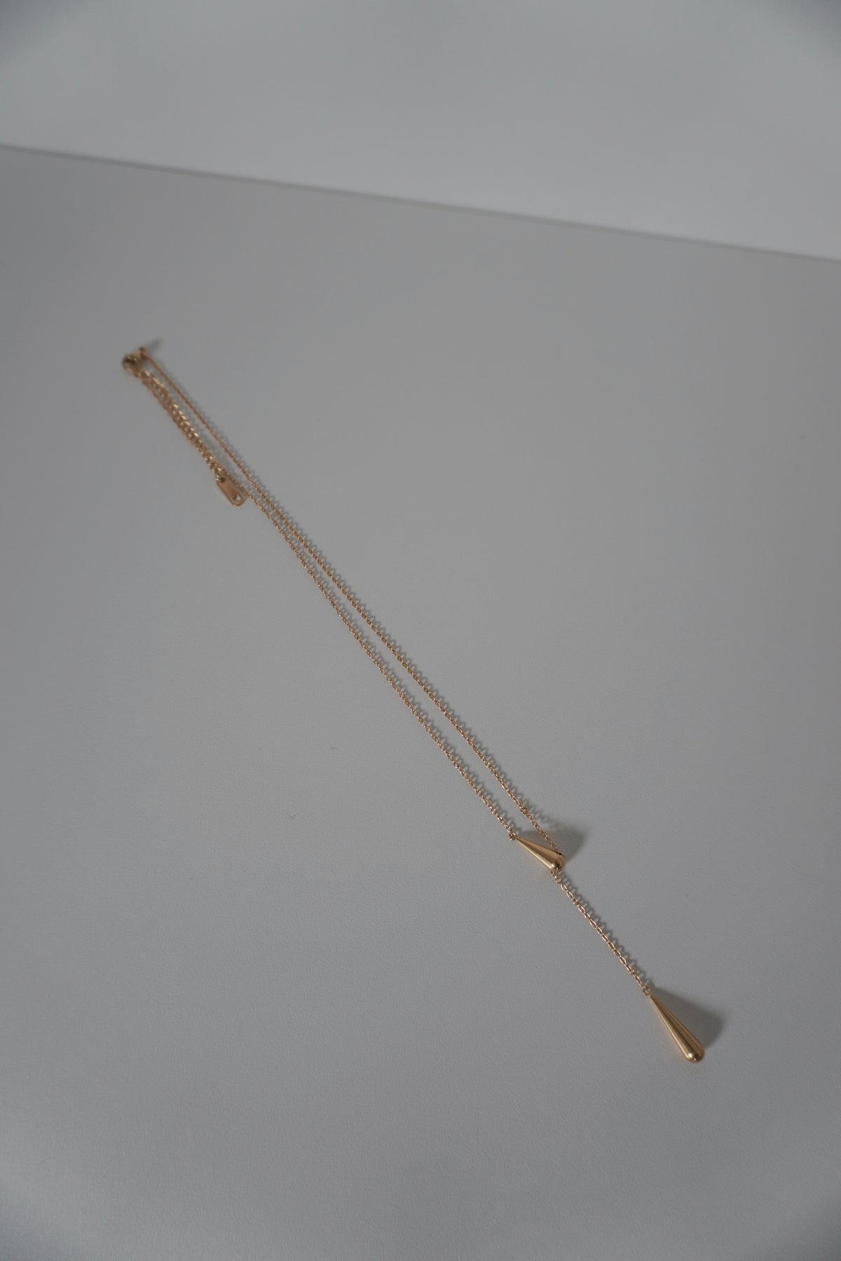 Luxe Drop Line Necklace