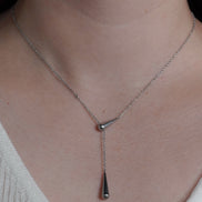 Luxe Drop Line Necklace