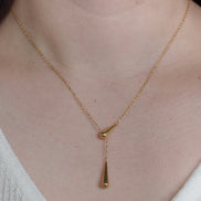 Luxe Drop Line Necklace