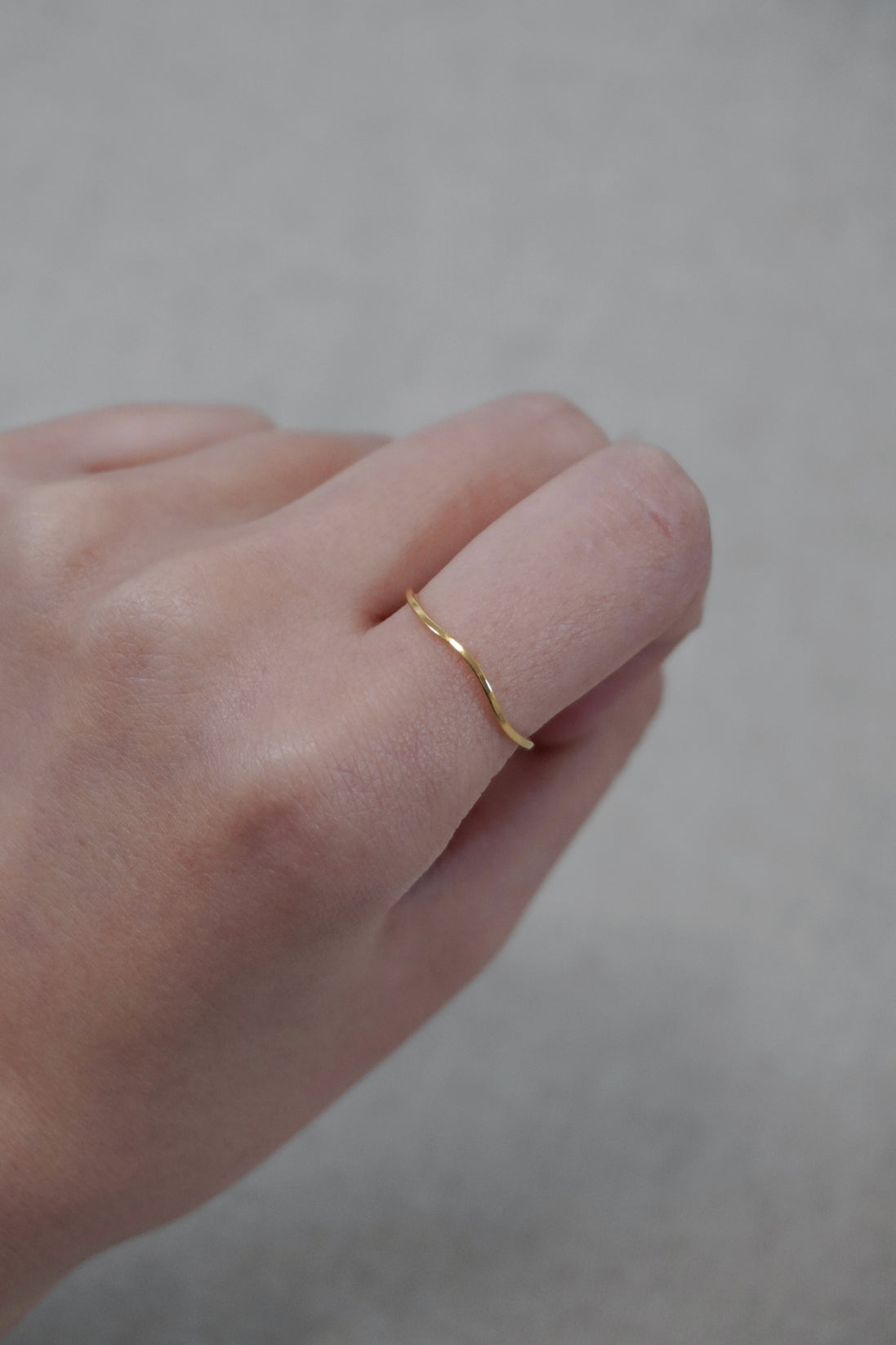 Mellow Wave Ring / Pinky ring