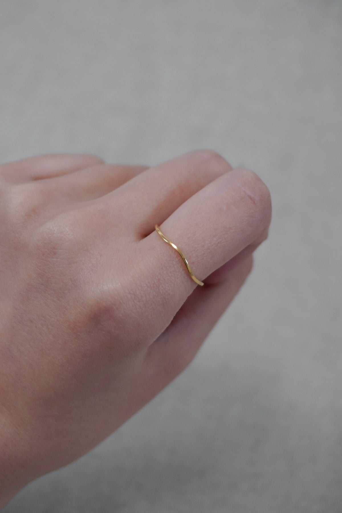 Mellow Wave Ring / Pinky ring