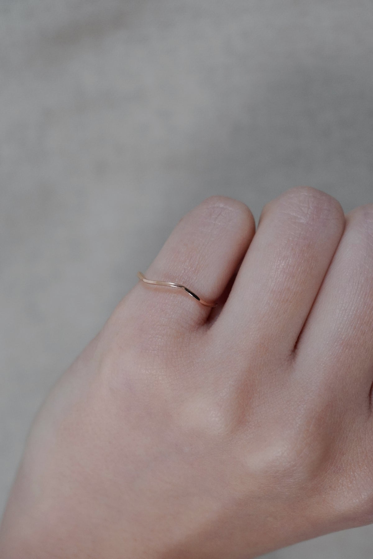 Mellow Wave Ring / Pinky ring