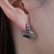 Modern Heart Hoop Pierce