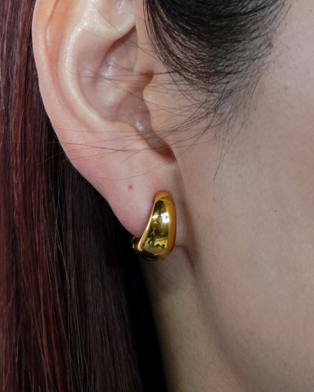 Honey Puff Clip Earring