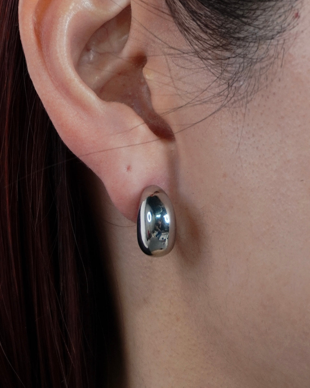 Egg Moon Earring