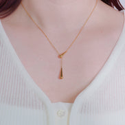 Luxe Drop Line Necklace