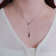 Luxe Drop Line Necklace