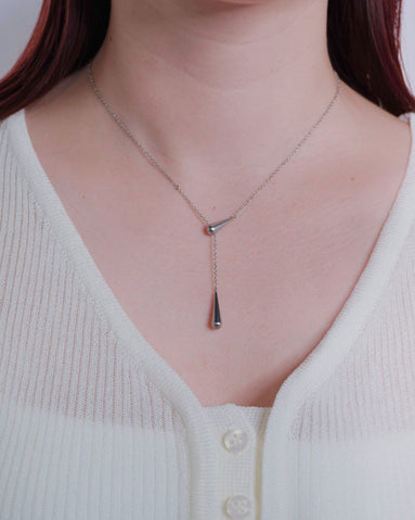 Luxe Drop Line Necklace