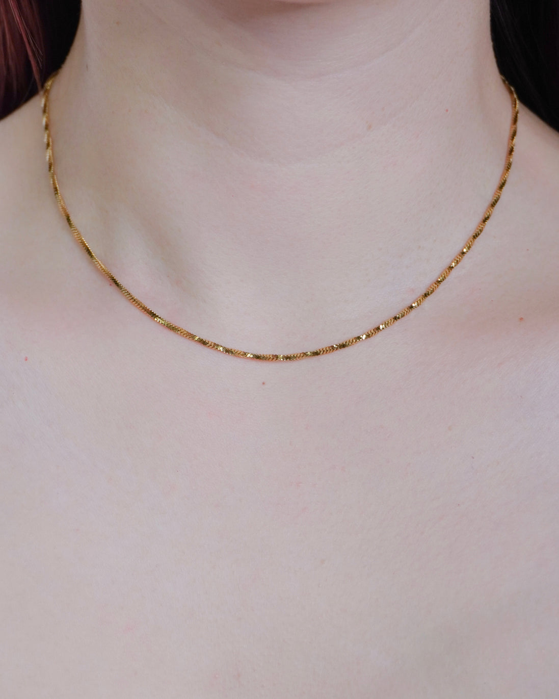 Lustre Fine Chain Necklace