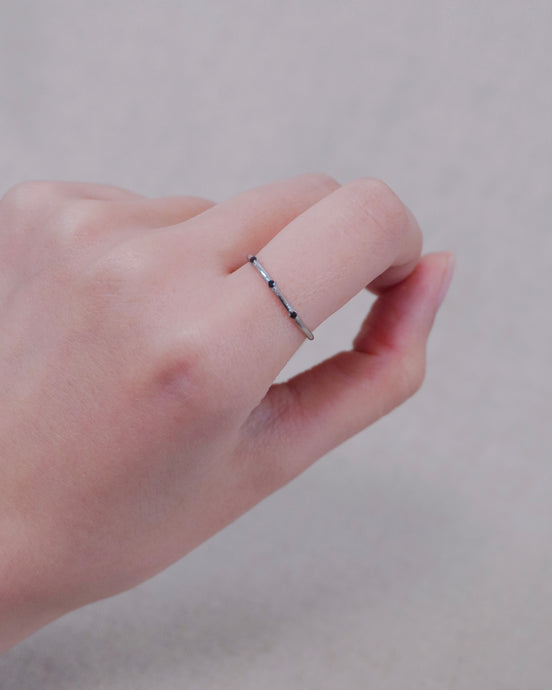 Midnight Dot Ring