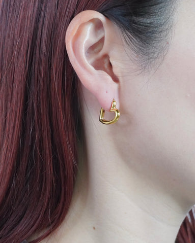 Petite Heart Hoop Pierce