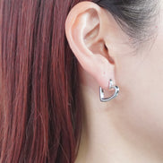 Petite Heart Hoop Pierce