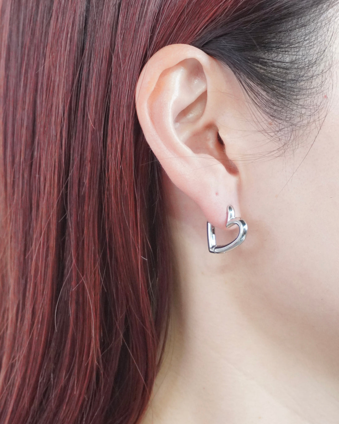Petite Heart Hoop Pierce