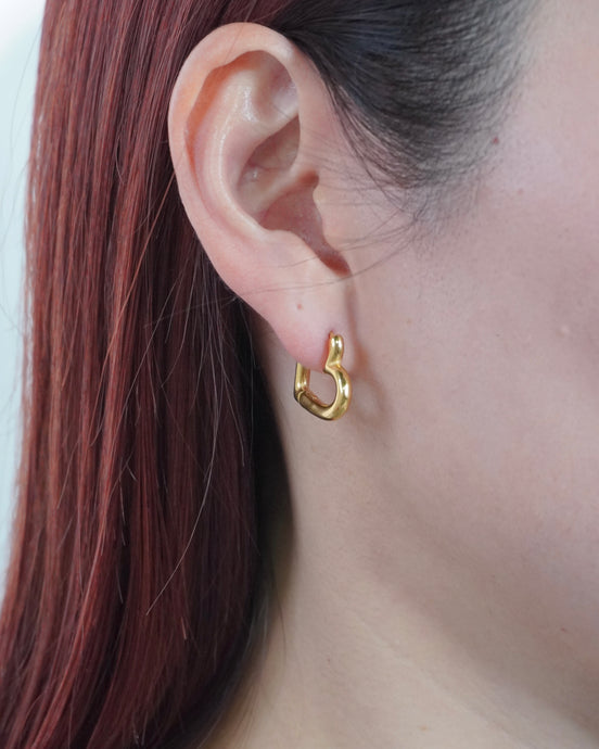 Modern Heart Hoop Pierce