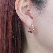 Modern Heart Hoop Pierce
