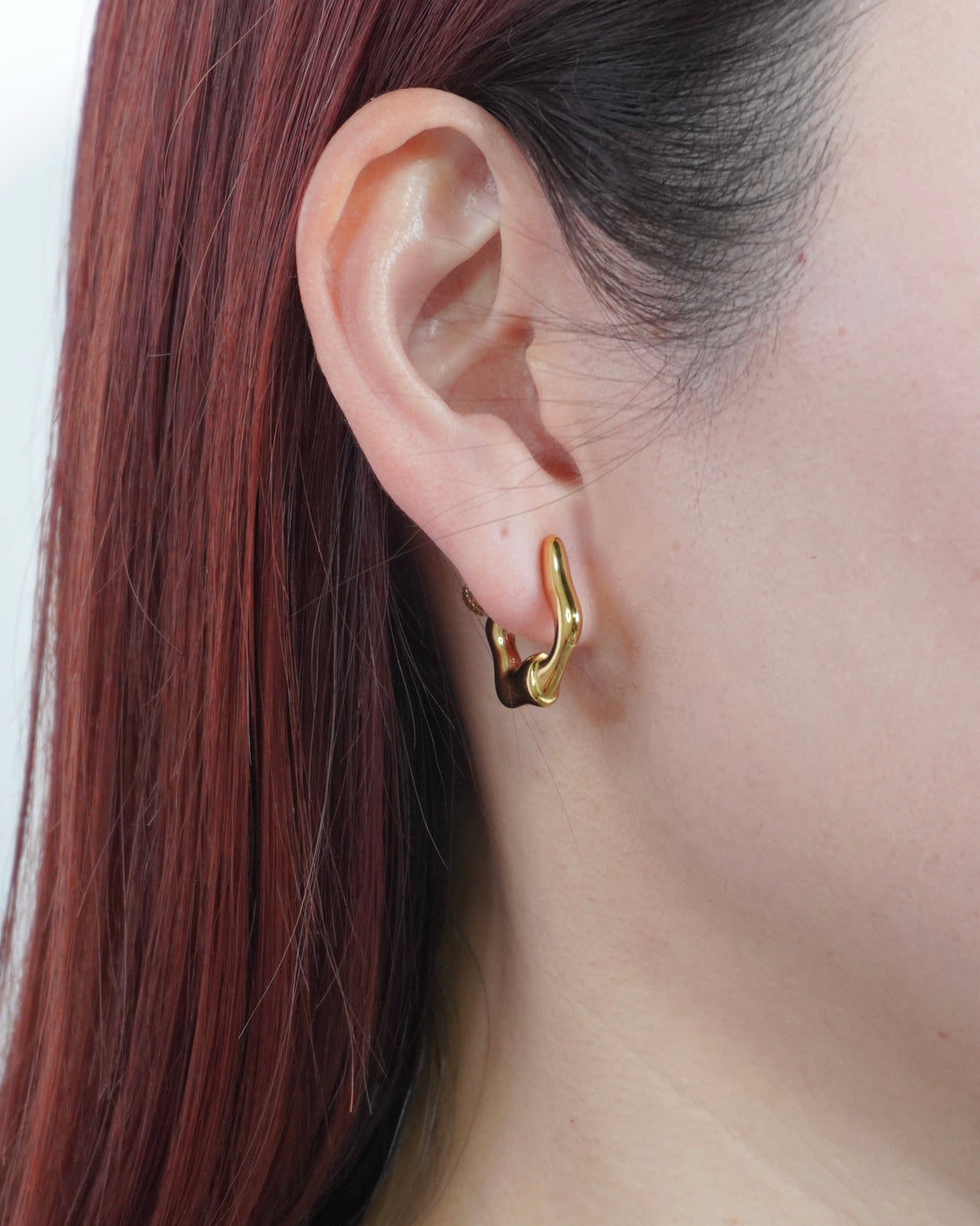 Liquid Drift Form Earring