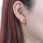 Honey Puff Clip Earring