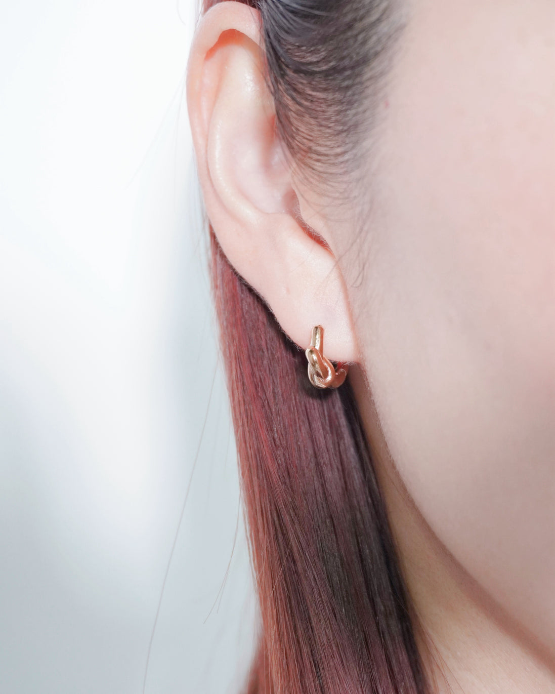 Knot Hoop Pierce