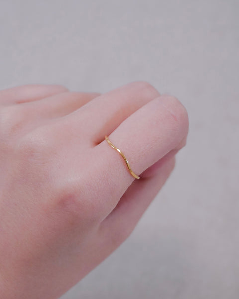 Mellow Wave Ring / Pinky ring