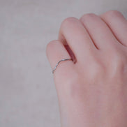 Mellow Wave Ring / Pinky ring