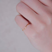 Mellow Wave Ring / Pinky ring