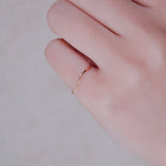 Mellow Wave Ring / Pinky ring