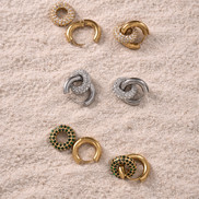 2way Pavé Hoop Pierce